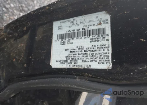 2004 Lincoln Town Car Executive из США, поврежденный, VIN 1L1FM81W74Y667295